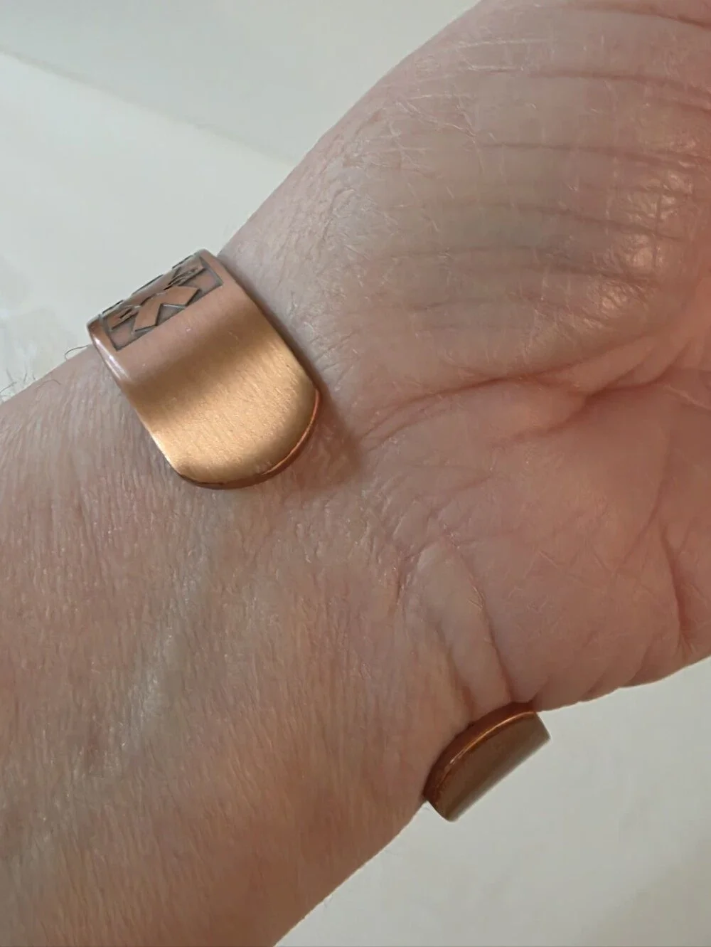 Agneti Xarelto Copper Medical Alert Cuff Bracelet